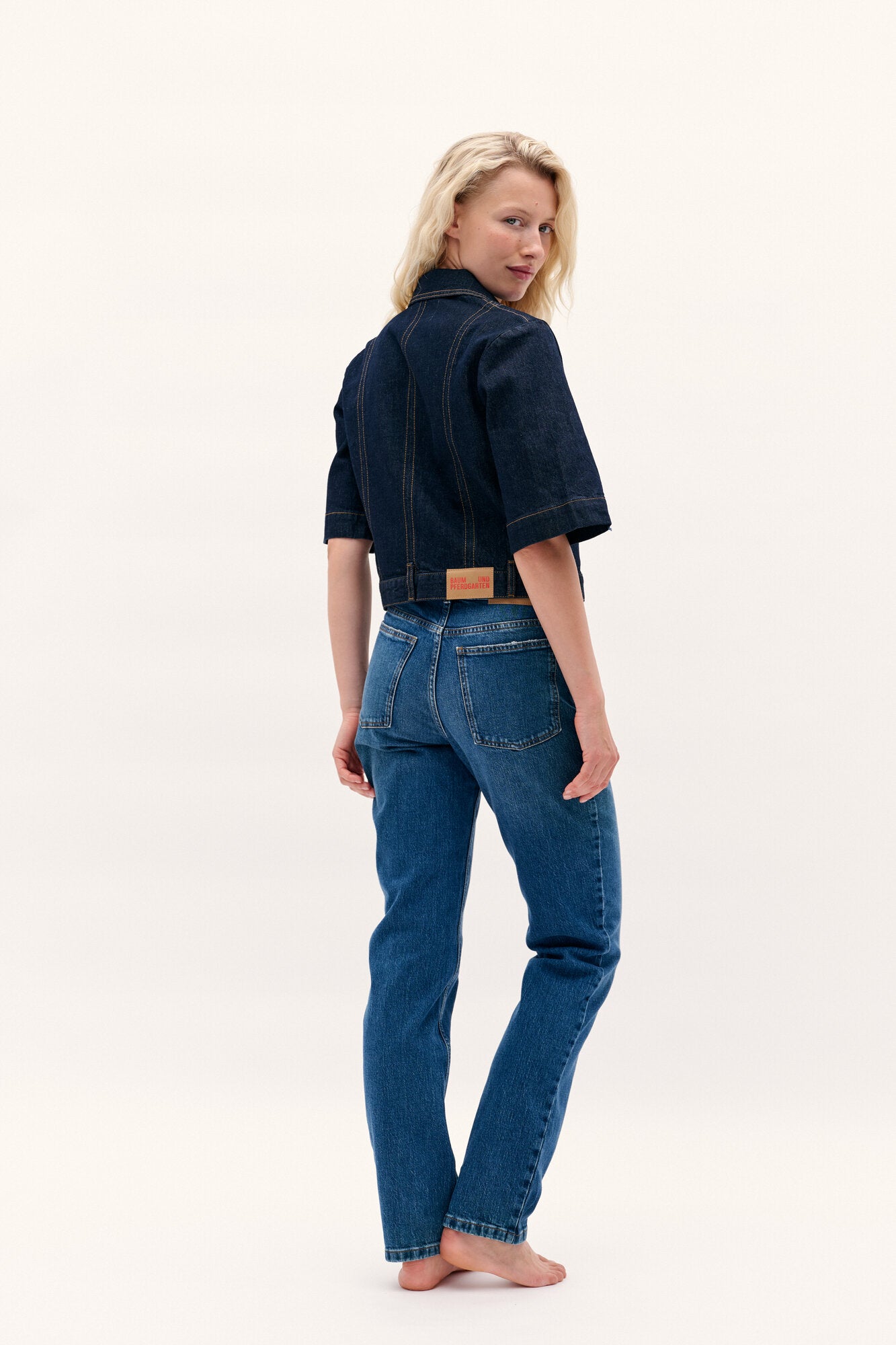 NO 05 denimskjorte - Dark Blue Rinse